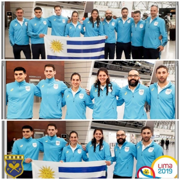 Delegación Uruguaya que nos representará en los Panamericanos Lima 2019